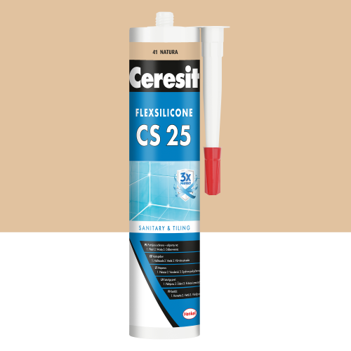 41 - Silikon Sanitarny Ceresit CS-25 natura