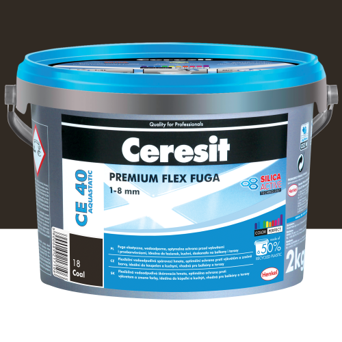 CE40 Aqua fuga elastyczna  coal 5kg