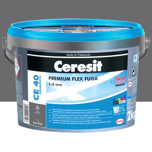 CE40 Aqua fuga elastyczna  irongrey 5kg