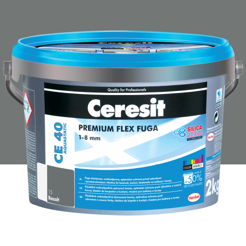 CE40 Aqua fuga elastyczna  bazalt 5kg