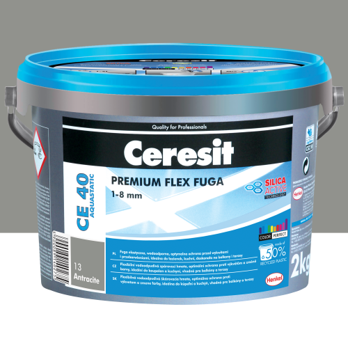 CE40 Aqua fuga elastyczna  antracite 5kg