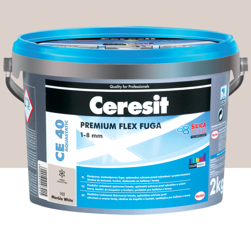 CE40 Aqua fuga elastyczna  marble white 5kg