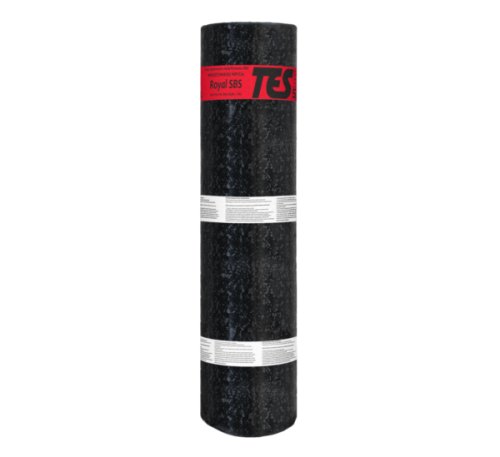 Papa wierz. TES ROYAL SBS W-PYE PV250 S52H -20C; grubość 5,2mm; włóknina poliestrowa; rolka 5 m2; Szafir; paleta 120m2