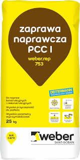 Rep 753 zaprawa naprawcza PCC 20-100mm 25kg