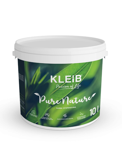 Pure Nature dyspersyjna farba wewnętrzna biała 10l