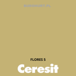 Tynk silikonowy CT74   FLORES 5  gr.B 1,5mm 25kg