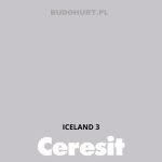 Tynk silikonowy CT74  ICELAND 3 gr.B 1,5mm 25kg