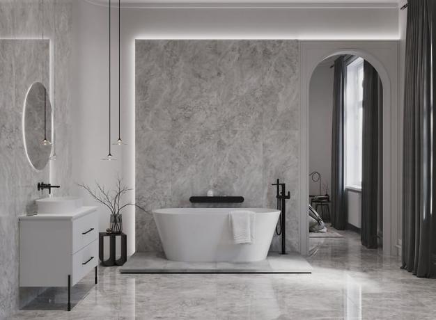Płytka uniwersalna MORONI GREY POLISHED RECT 60X60 G1 opakowanie 1,44m2