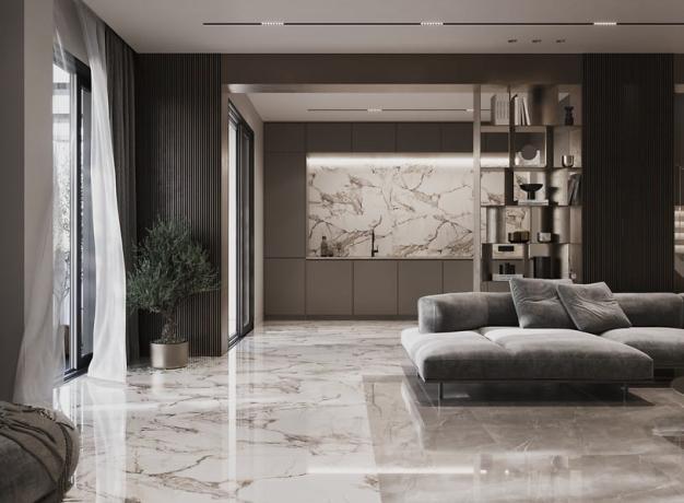 Płytka uniwersalna LAVIANO WHITE POLISHED RECT 60X120 G1 opakowanie 1,44m2