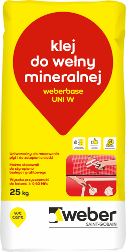 UNIW klej do wełny i zatapiania siatki 25kg