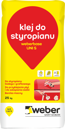 UNIS klej do styropianu i siatki 25kg