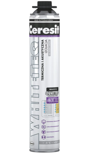 CERESIT WHITETEQ QUATTRO pianka pistoletowa 750ml