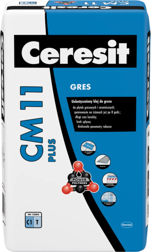 CM11 PLUS Zaprawa klejąca do gresu - C1 T 25kg