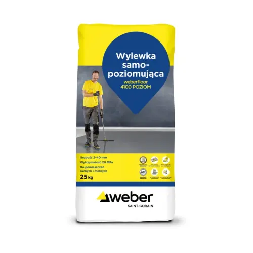 POZIOM 4100 wylewka samopoziomująca 2-40mm 25kg