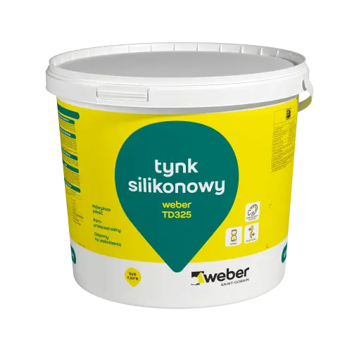 TD325 tynk silikonowy 30kg 1,5mm KOLOROWY