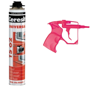 TS62 CERESIT pianka pistoletowa   750ml + PISTOLET JEDNORAZWY GRATIS